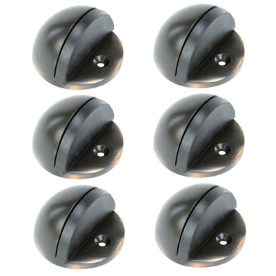 Adjustable Height Bronze Floor Mount Stop