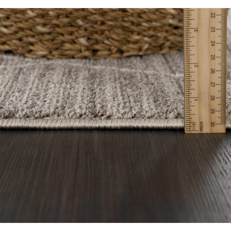 Tapis brun Buckhanon, Tapis de couloir 2 pi 7 po x 7 pi 3 po