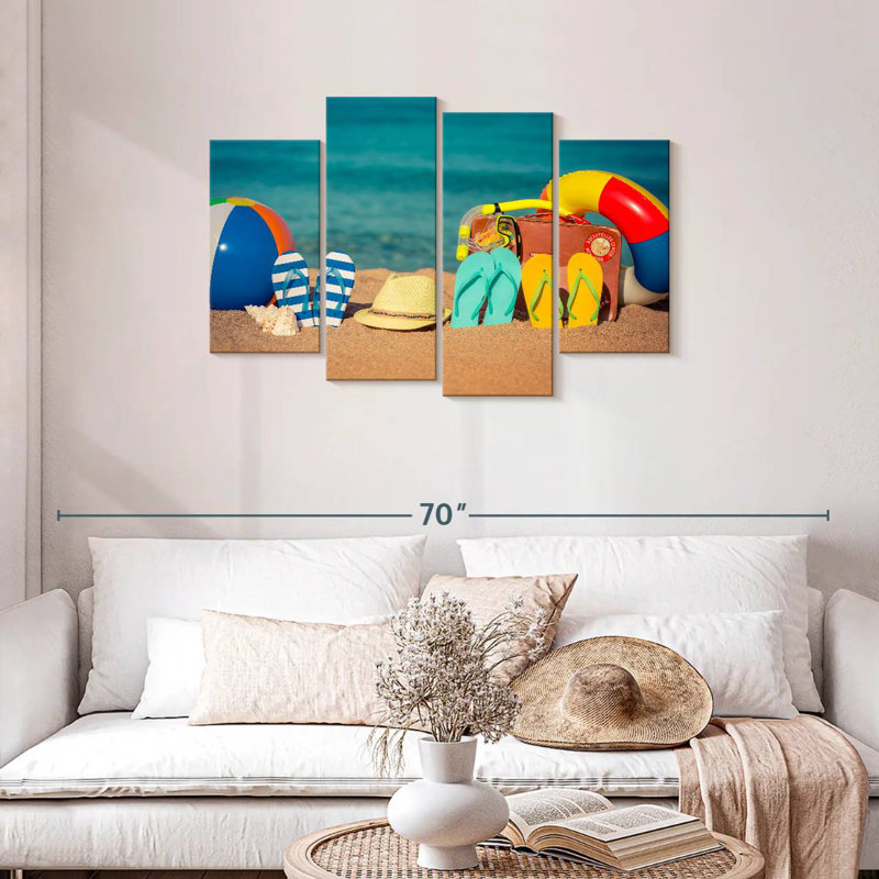 Beach Summer Essentials, H 27 po x l 43 po