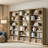 72" Tall Bookcase, Wood 6 Tier Bookshelf With Adjustable Shelves For Living Room Home Office