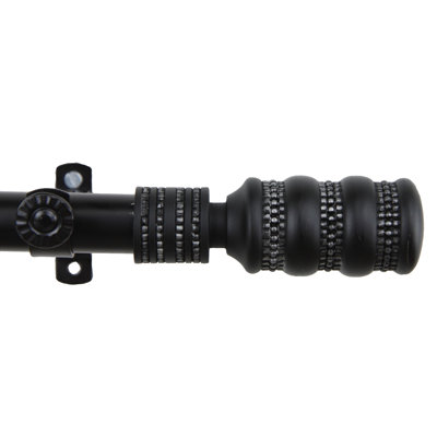 Parinaaz Steel Adjustable Bay Window Single Curtain Rod