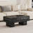 Modern Simple Marble Texture MDF Coffee Table - 43.3"X21.6"X17.2" Practical Model.Making It An Ideal Addition To Any Living Room Or Apartment-114197635