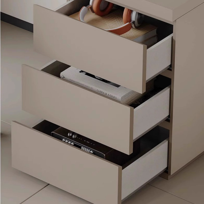 Bureau moderne de style minimaliste, Gris, H 29,53 po x l 55,12 po x P 23,62 po