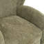 Chaise nordique, chaise multifonctionnelle en tissu chenille, canapé décoratif, dossier incurvé, salle d'étude de salon, vert olive