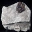 Sphalérite et dolomite. Mine Elmwood, Carthage, Tennessee, États-Unis