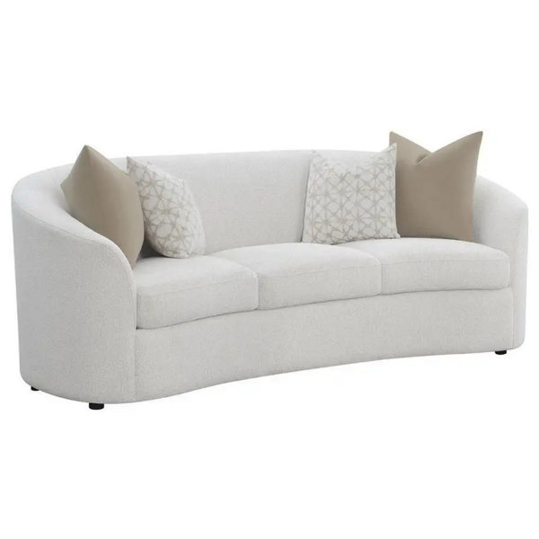 Wade Logan® Ameliarae Square Arm Curved Sofa | Wayfair