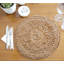 Maluma Handmade Woven Jute Geometric Round Placemat