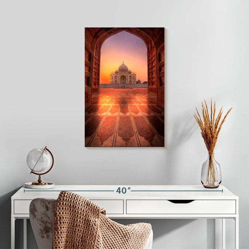 Aime Taj Mahal au lever du soleil, H 24 po x l 16 po