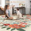Tapis ultra-fin à motif floral Kaldi Boho-1386982955