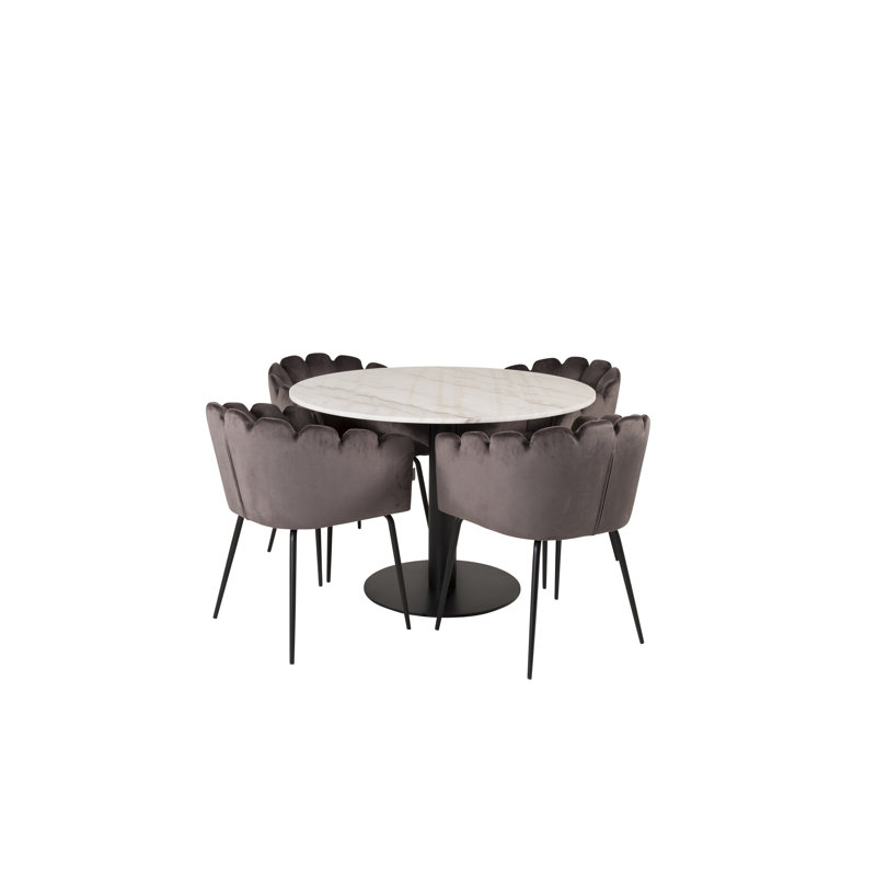 Damonie 4 - Person Dining Set