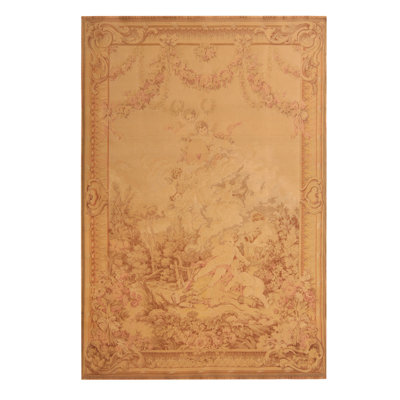 Wool Floral Area Rug