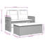 Banc de patio inclinable avec coussins vidaXL-99049279