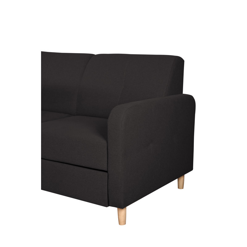 4 Seater Sofa Bed, Left Hand Facing, Anthracite