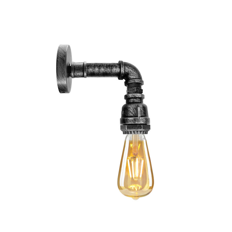 Bellair Armed Sconce, Brushed Silver