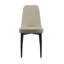 De 2 chaises de salle à manger, conception ergonomique en cuir PU, pieds en métal pour une cuisine agréable-274573736