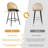 Augustinus Swivel Upholstered Counter & Bar Stool-831697749-831697745-831697711