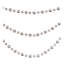 Guirlande de perles triple brin (ensemble de 2)
