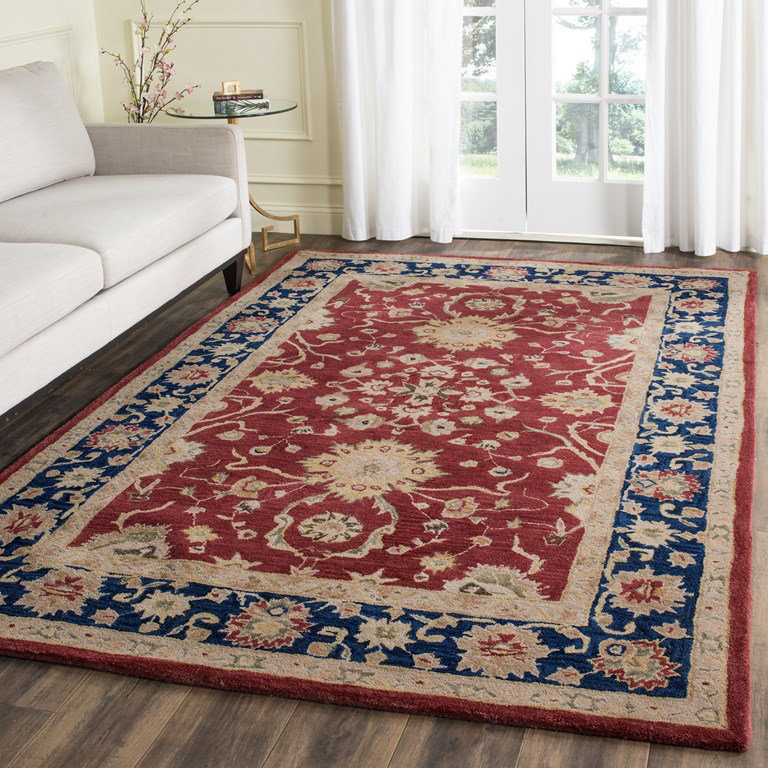 Tingley Hand Tufted Wool Pile Oriental Rug, Rectangle 6' x 9'
