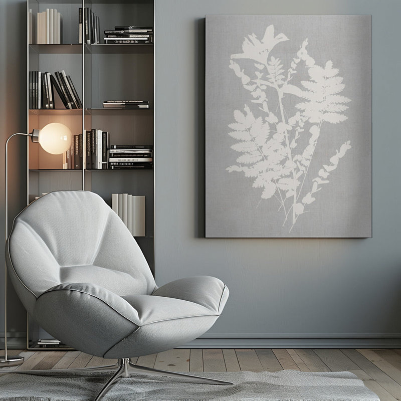 Illustration botanique 5, H 47 po x l 36,5 po