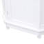 Armoire de salle de bain d'angle avec tablette réglable-1553630281