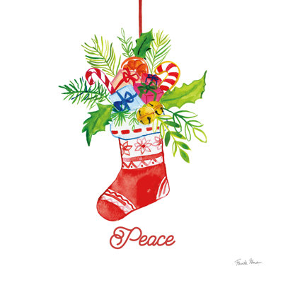 " Holiday Stocking " by Farida Zaman