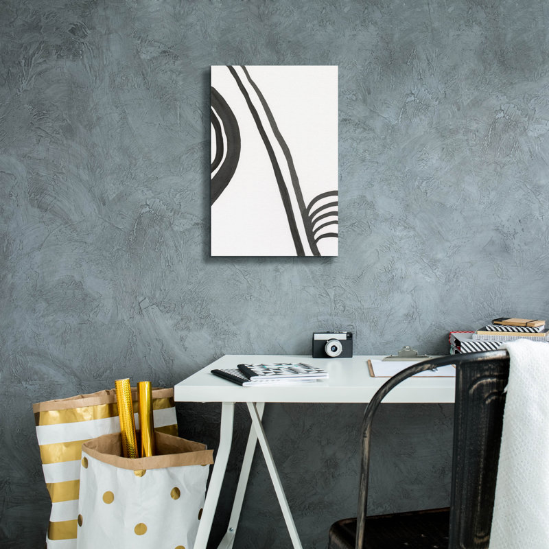 «Ink Lines IV» par Regina Moore, H 18 po x l 12 po x P 0,75 po