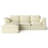 Boneless 105.5" Cloud Boneless Sectional Couch L-Shaped, Modular Cloud Couch with Deep Seat & Back Pillow, Compressed Sofa with Ottoman for Living Room Bedroom, Free Combination, No Assembly Required-1802633674