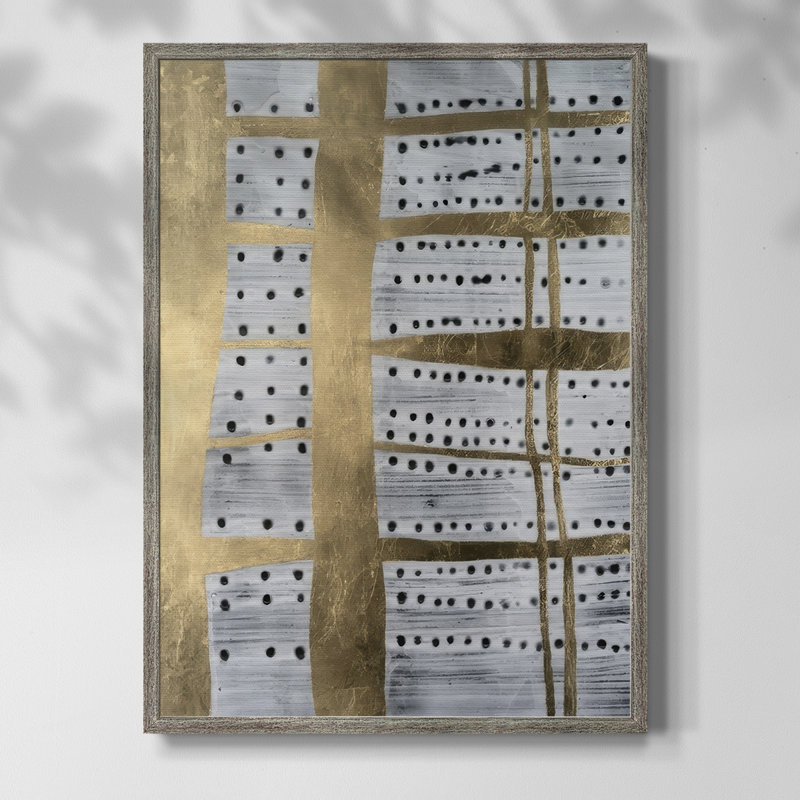 Trim & Flecks I Framed Print - Solid Wood