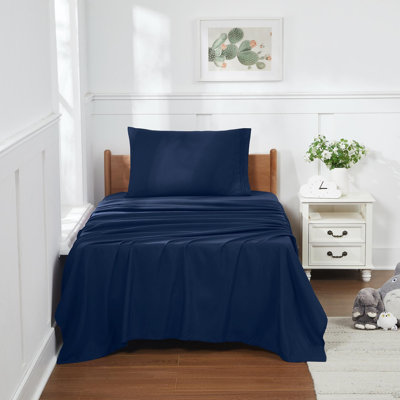 Ensemble de draps luxueux en microfibre douce et unie, couleurs et tailles variées