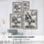 Reproduction encadrée subtile glamour - bois massif-1964350860