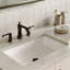 8 po Karran Woodburn Robinet de salle de bain à 2 poignées avec drain escamotable assorti-62934977