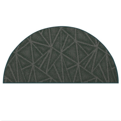 Tapis géométrique intérieur / extérieur vert