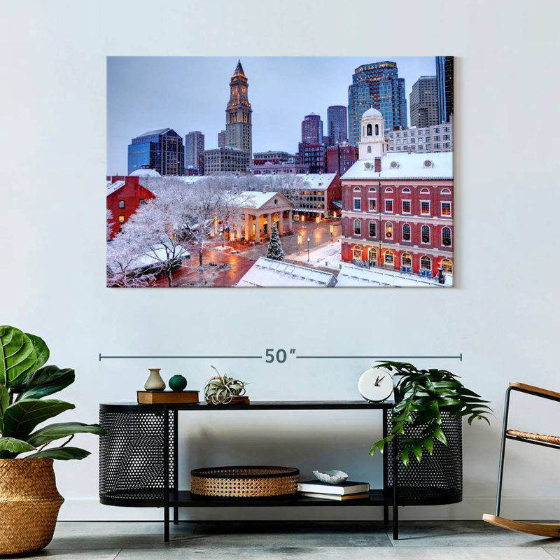 Boston Wintertime, H 32 po x l 48 po