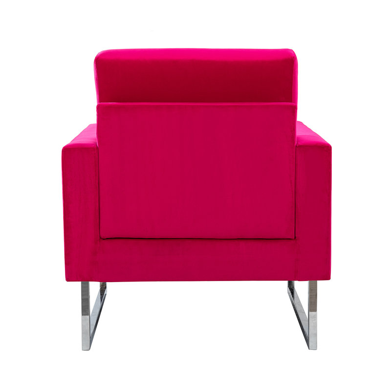 Aseer Upholstered Armchair, Fuchsia