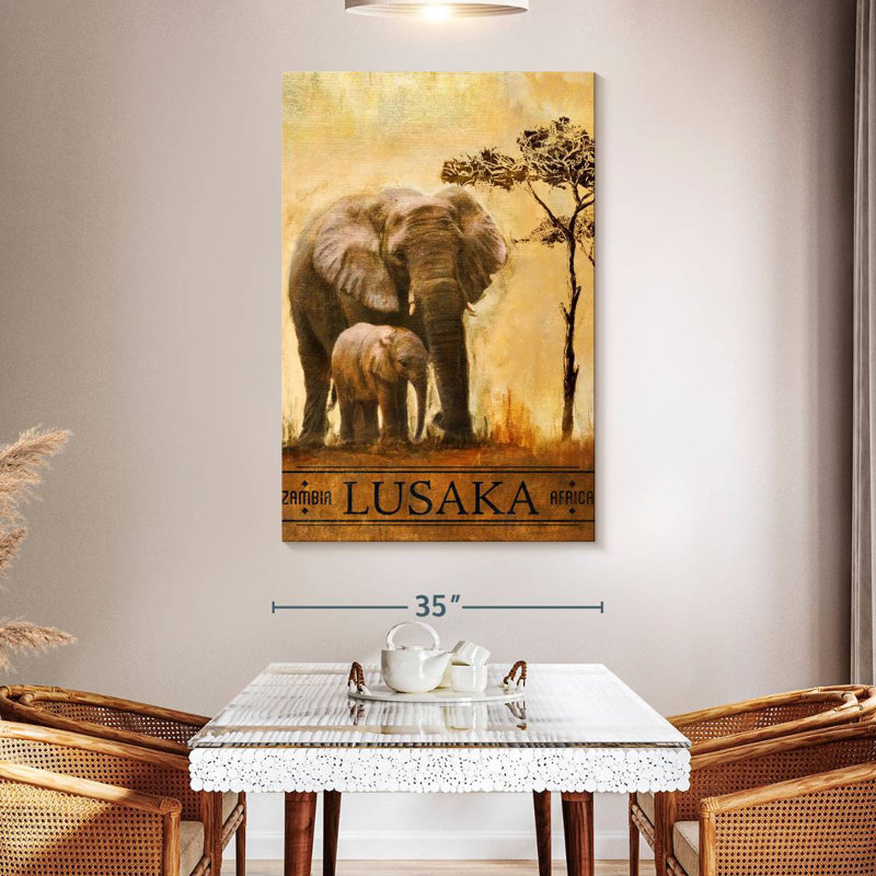 Brampt Lusaka, 51" H x 34" W