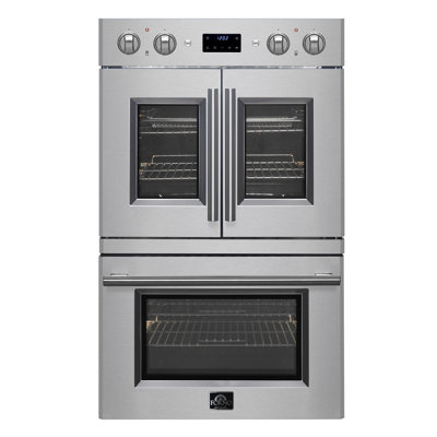 Forno Alta Qualita Asti 30 in. Double French Door Electric 7.36 cu.ft. Wall Oven with Convection