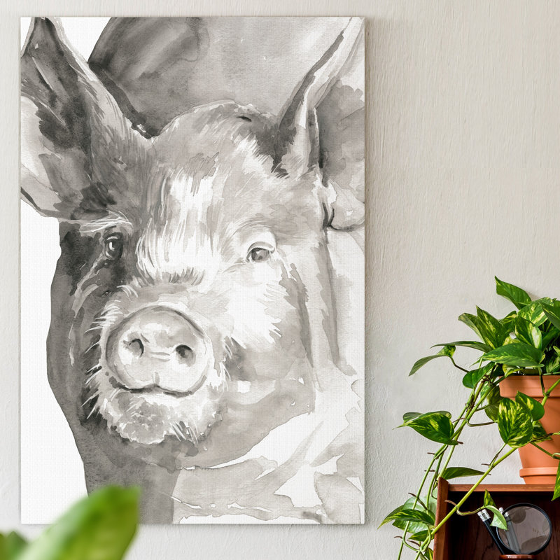 « Farm faces III », reproduction d’art sur toile tendue, H 36 po x l 24 po x P 1,5 po