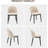 Dining Chairs(Set Of 4), Modern Fabric Kitchen Side Chairs With Thick Cushions And Wood Legs-185645667