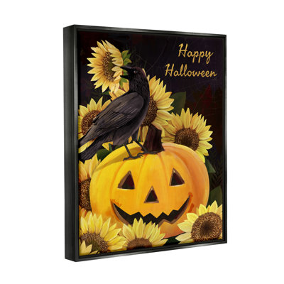 Jaston " Crow On Jack-o-Lantern " by Diane Neukirch
