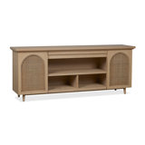 Dahlia 76" TV Stand in White Oak