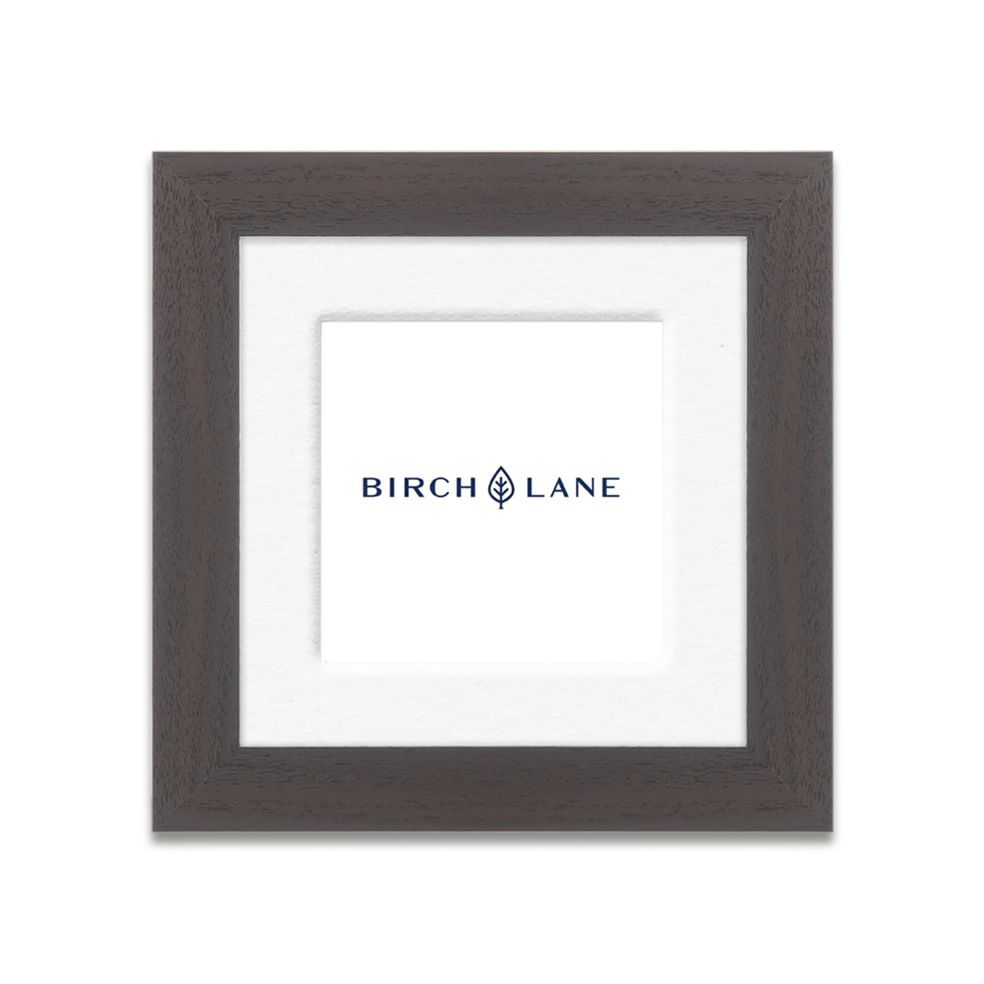 Arkhurst Wood Picture Frame with Mat, Dark Walnut, 5" x 5", 10" x 10"