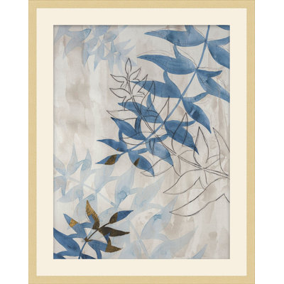 Ecru Palms 2 Framed Drawing Print