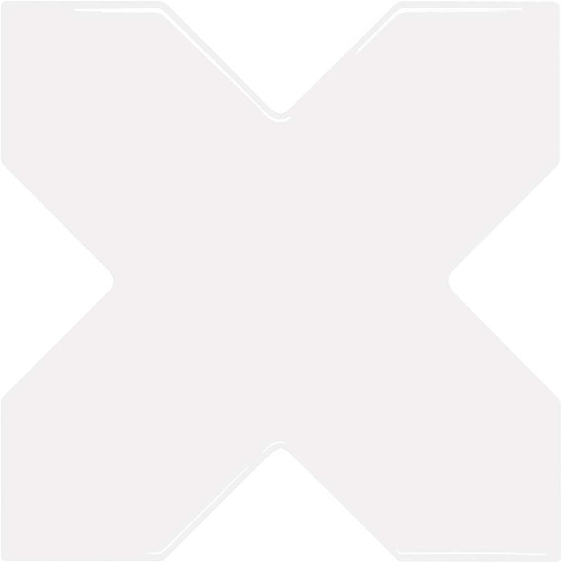 Siena 5.35'' W x 5.35'' L Ceramic Singular Tile, Pearl White