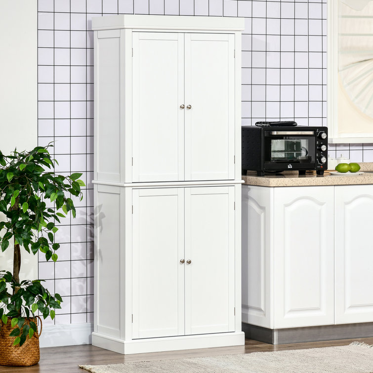 HOMCOM Kitchen Pantry Cabinet, Tall Storage Freestanding