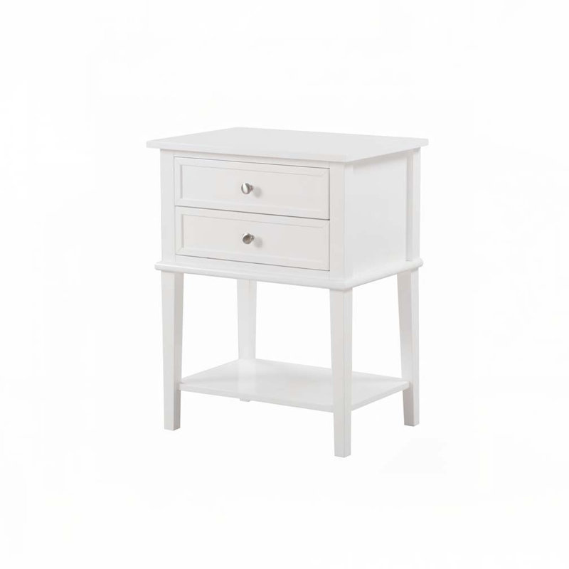 Table de chevet moderne, Blanc