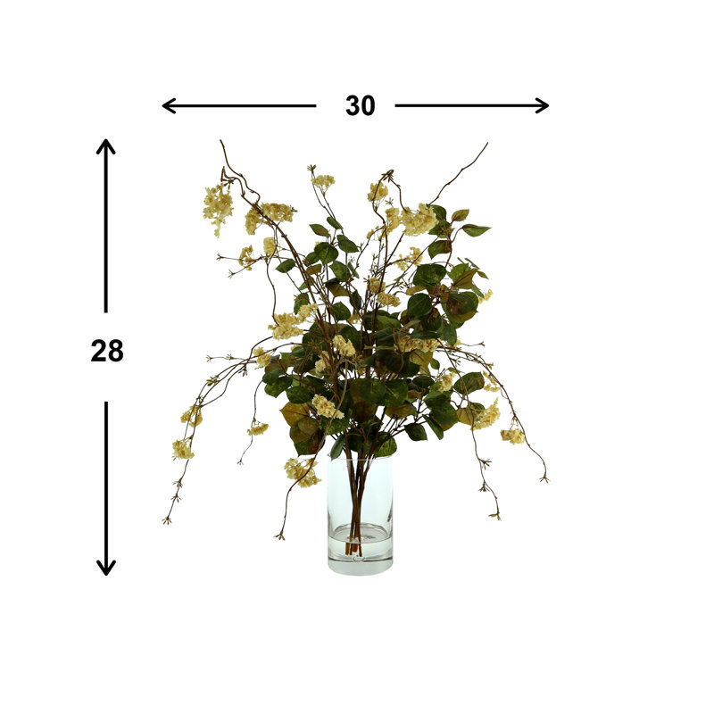 Faux Floral in Vase