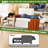 4-In-1 Convertible Sleeper Chair Bed-491203870