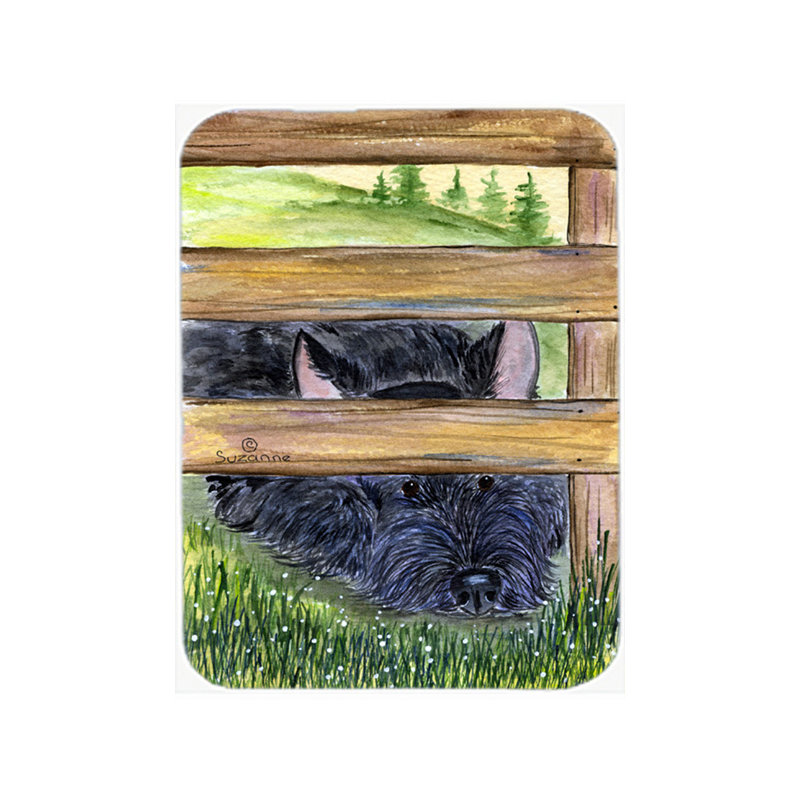 Planche à couper rectangulaire en verre terrier east urban home