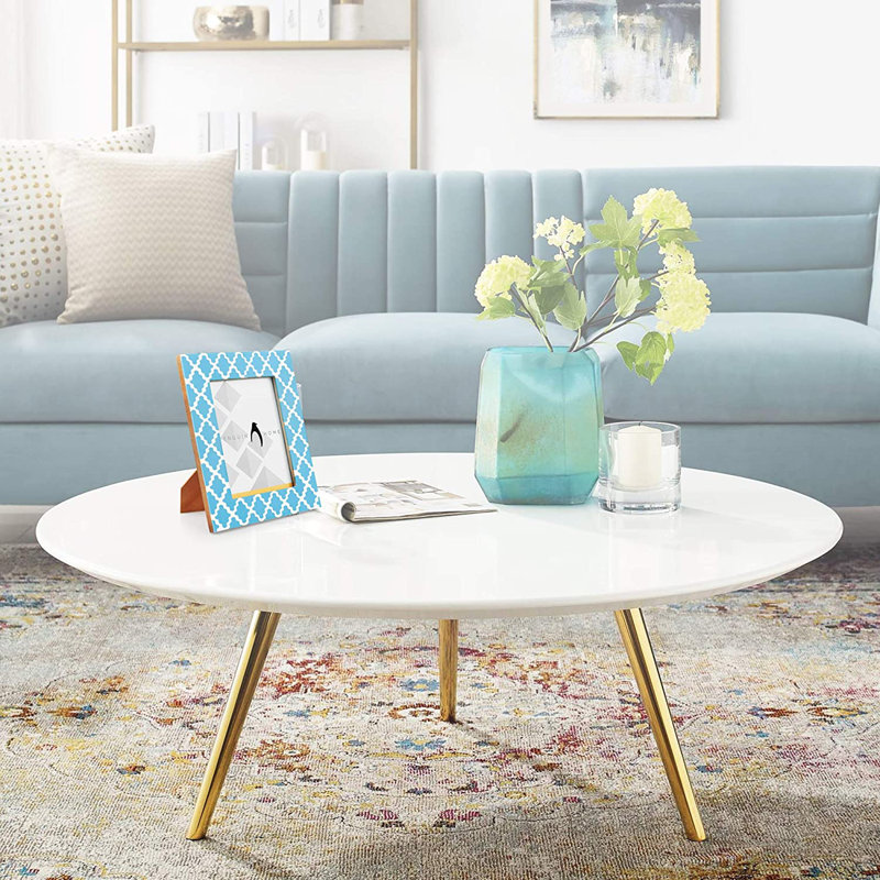 Bevelled Picture Frame, Blue, 26.5cm H x 21.8cm W x 26.8cm  D