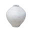 Vase de table en porcelaine blanc intérieur / extérieur 23 po